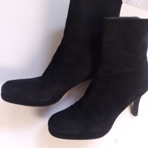 Stuart Weitzman Black Heeled Boots